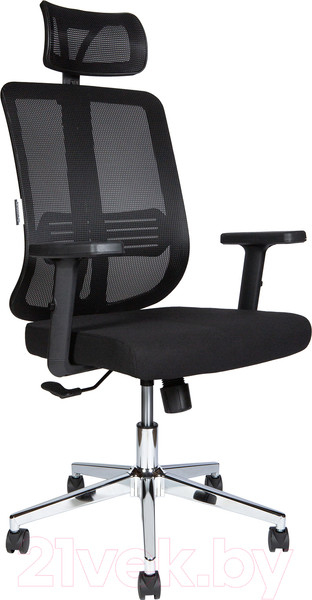 Изображение товара Кресло офисное Norden Tema Сhrome 2D / 216A-Сhrome-2D-B-BB (хром/черный)