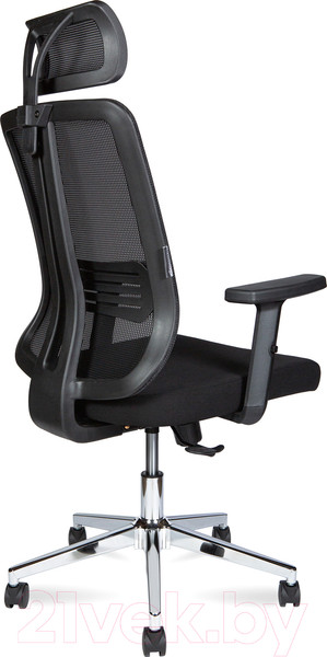 Изображение товара Кресло офисное Norden Tema Сhrome 2D / 216A-Сhrome-2D-B-BB (хром/черный)