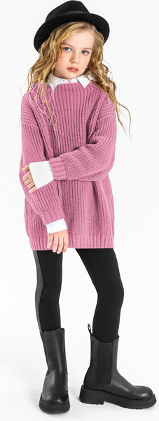 Изображение товара Кофта детская Amarobaby Knit Soft / AB-OD21-KNITS2602/06-122 (розовый, р. 122)