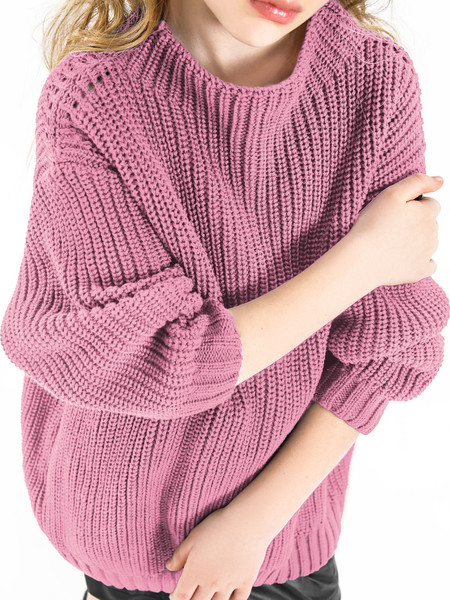 Изображение товара Кофта детская Amarobaby Knit Soft / AB-OD21-KNITS2602/06-122 (розовый, р. 122)