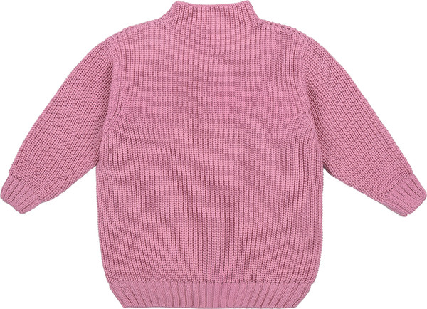 Изображение товара Кофта детская Amarobaby Knit Soft / AB-OD21-KNITS2602/06-122 (розовый, р. 122)