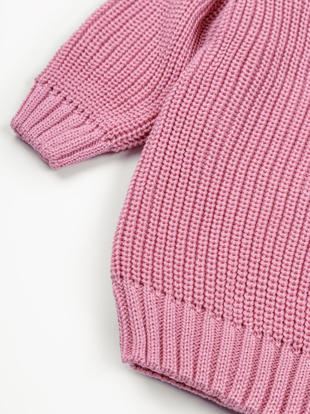 Изображение товара Кофта детская Amarobaby Knit Soft / AB-OD21-KNITS2602/06-122 (розовый, р. 122)