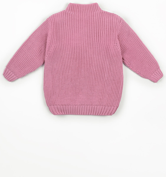 Изображение товара Кофта детская Amarobaby Knit Soft / AB-OD21-KNITS2602/06-122 (розовый, р. 122)