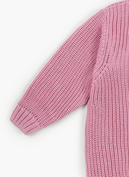 Изображение товара Кофта детская Amarobaby Knit Soft / AB-OD21-KNITS2602/06-122 (розовый, р. 122)
