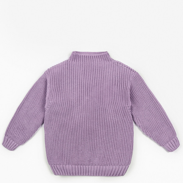 Изображение товара Кофта детская Amarobaby Knit Soft / AB-OD21-KNITS2602/22-134 (фиолетовый, р. 134)