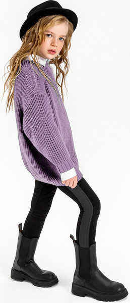 Изображение товара Кофта детская Amarobaby Knit Soft / AB-OD21-KNITS2602/22-134 (фиолетовый, р. 134)