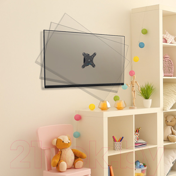 Изображение товара Кронштейн для телевизора Kromax Galactic-1 New (черный)