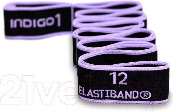 Изображение товара Эспандер Indigo Sport Medium IN149 (черный/сиреневый)