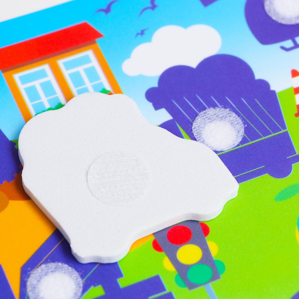 Изображение товара Развивающий игровой набор Веселые липучки Транспорт / 4810613