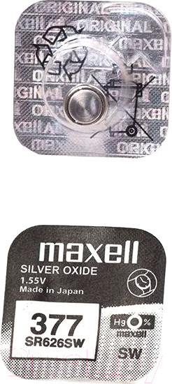 Изображение товара Батарейка Maxell SR377/SR626SW BL-1