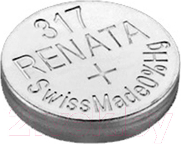 Изображение товара Батарейка Renata SR317/SR516SW 1.55V 10mAh 5.8x1.6mm
