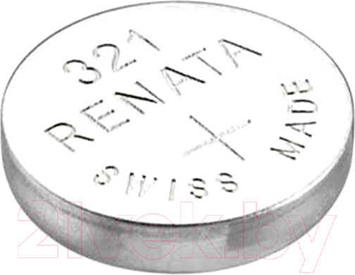 Изображение товара Батарейка Renata SR321/SR616SW 1.55V 13mAh 6.8x1.6mm