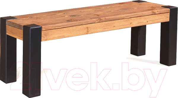 Изображение товара Скамья садовая Kommodum 450x1400x350 MEXICA-BAN140