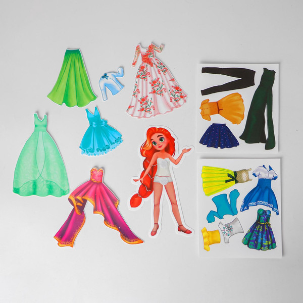 Изображение товара Развивающий игровой набор Веселые липучки Вечерний образ / 4760675