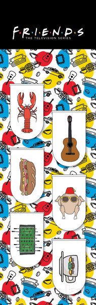 Изображение товара Набор закладок Эксмо Friends / 9785041195885 (6шт)