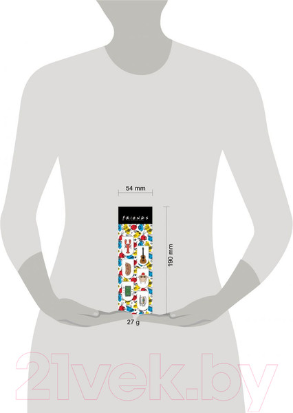 Изображение товара Набор закладок Эксмо Friends / 9785041195885 (6шт)