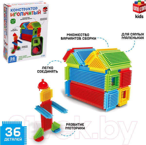 Изображение товара Конструктор Unicon Игольчатый / 7598130 (36эл)