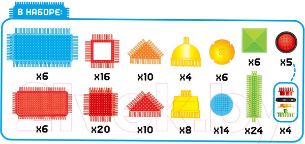 Изображение товара Конструктор Unicon Игольчатый / 7598129 (150эл)