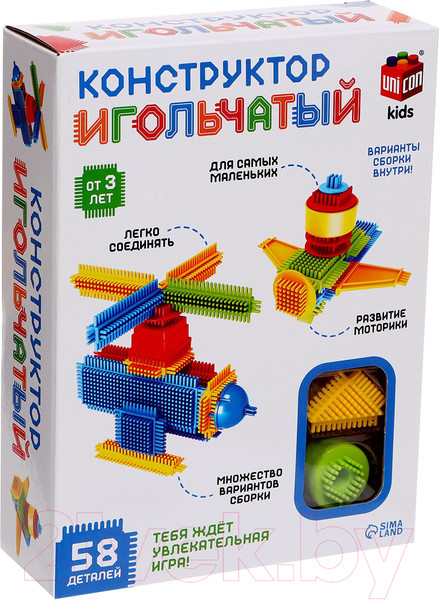 Изображение товара Конструктор Unicon Игольчатый / 7598135 (58эл)