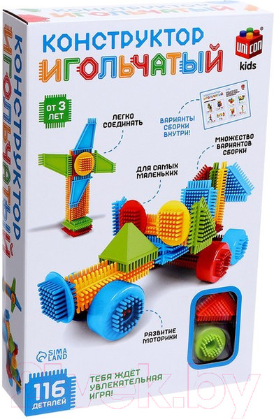 Изображение товара Конструктор Unicon Игольчатый / 7598132 (116эл)