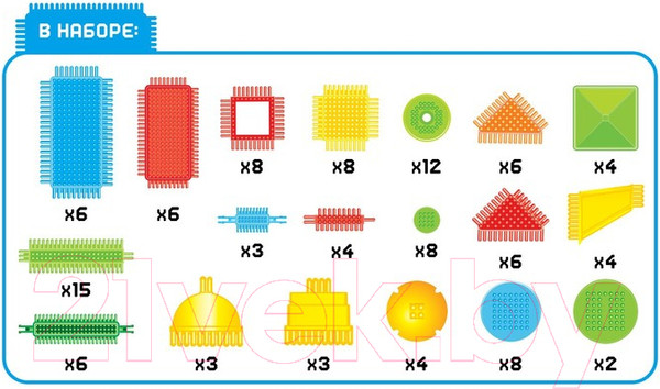 Изображение товара Конструктор Unicon Игольчатый / 7598132 (116эл)