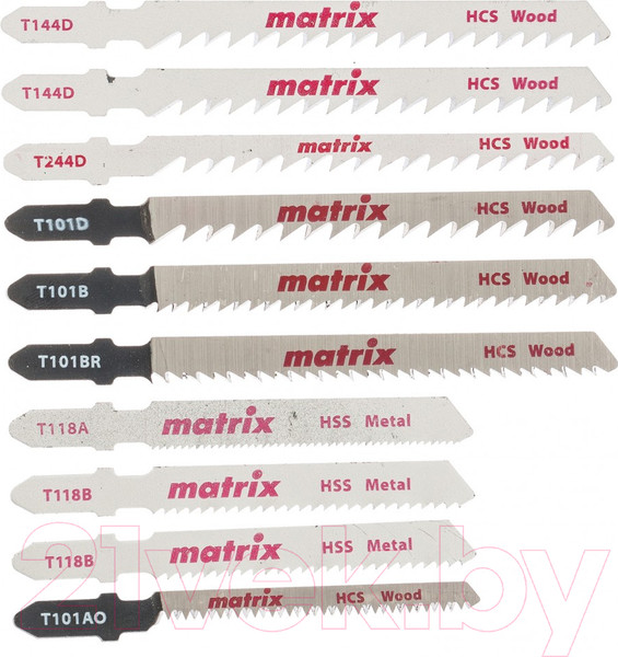 Изображение товара Набор пильных полотен Matrix 78246 (10шт)