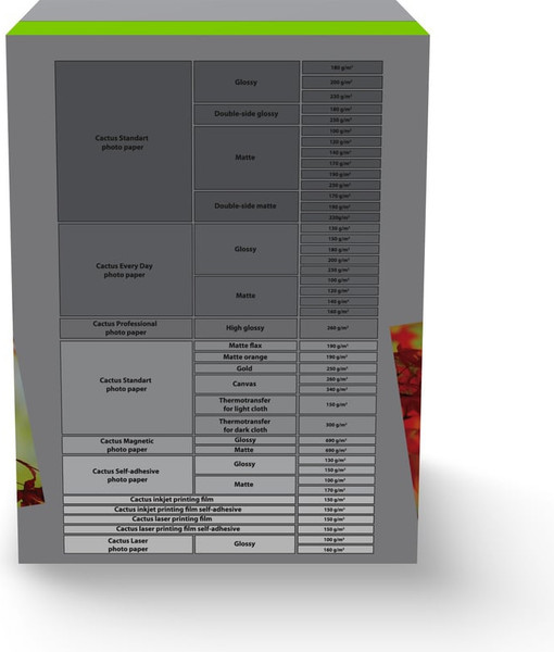 Изображение товара Фотобумага Cactus CS-GA6180500