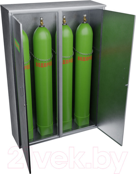 Изображение товара Шкаф для газового баллона Steel-expert ШБ4 40л (водород)