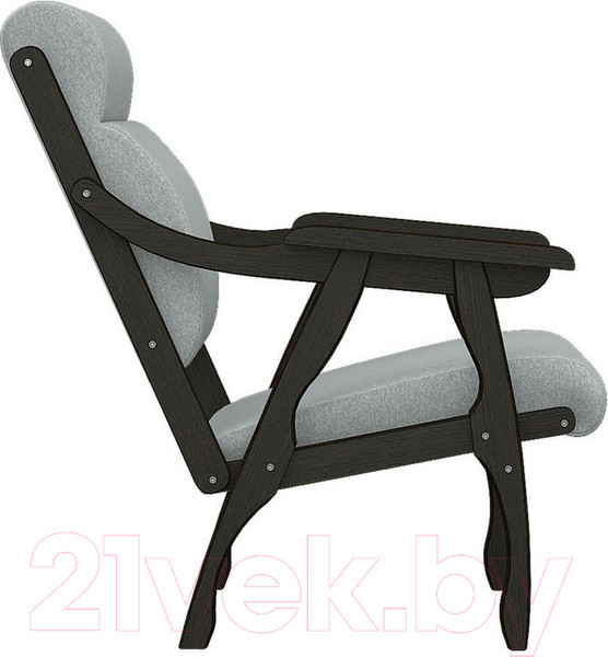 Изображение товара Кресло мягкое Мебелик Вега 10 (серый/венге)