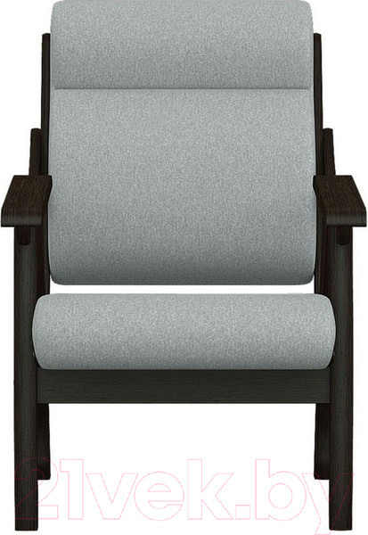 Изображение товара Кресло мягкое Мебелик Вега 10 (серый/венге)