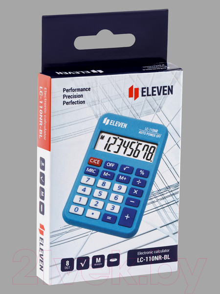 Изображение товара Калькулятор Eleven LC-110NR-BL (голубой)