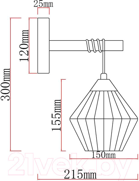 Изображение товара Бра MyFar Bella MR1770-1W