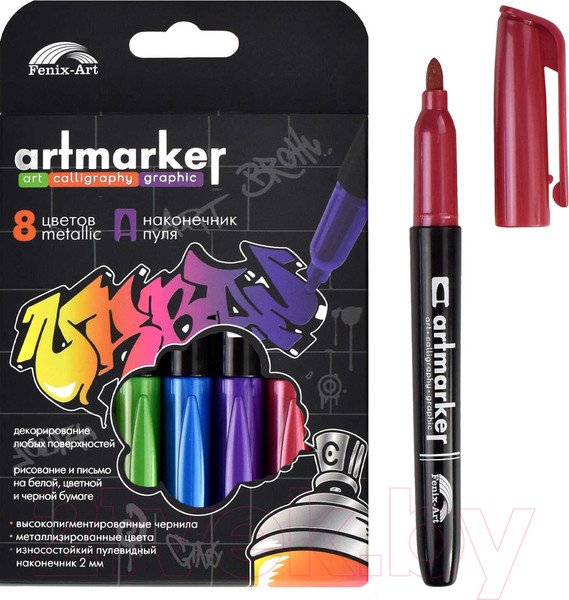 Изображение товара Набор маркеров Феникс+ Металлик / 62709