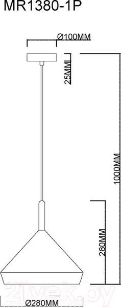 Изображение товара Потолочный светильник MyFar Adele MR1380-1P