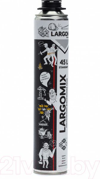 Изображение товара Пена монтажная Largomix Standart пистолетная 650 мл