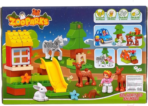 Изображение товара Конструктор Kids Home Toys Зоопарк / 2496907
