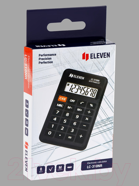 Изображение товара Калькулятор Eleven LC-310NR (черный)
