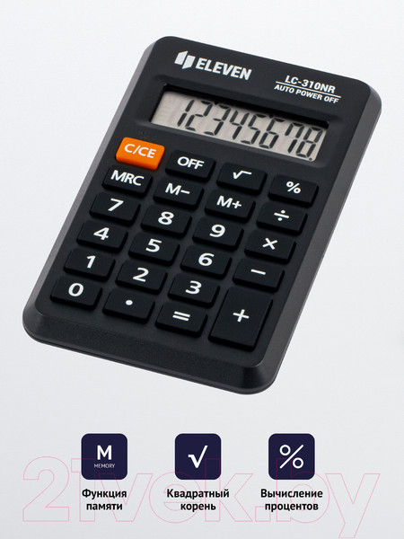 Изображение товара Калькулятор Eleven LC-310NR (черный)