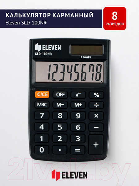 Изображение товара Калькулятор Eleven SLD-100NR (черный)
