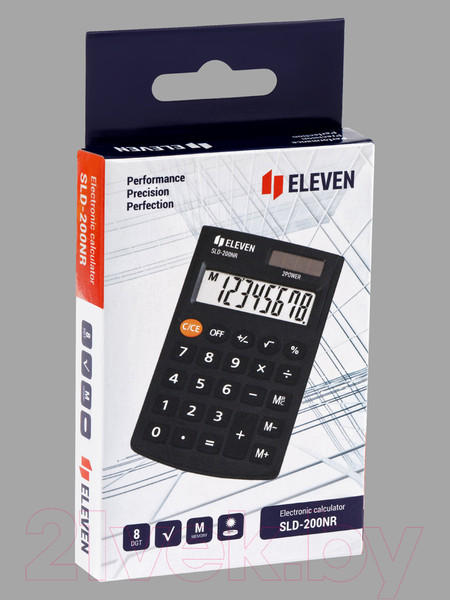 Изображение товара Калькулятор Eleven SLD-200NR (черный)