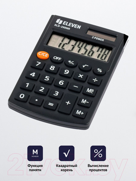 Изображение товара Калькулятор Eleven SLD-200NR (черный)