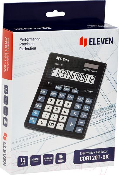 Изображение товара Калькулятор Eleven Business Line / CDB1201-BK (черный)