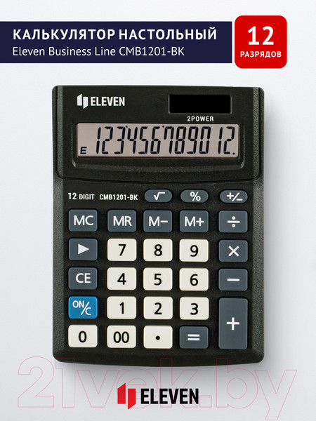 Изображение товара Калькулятор Eleven Business Line / CMB1201-BK (черный)
