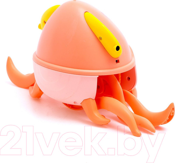 Изображение товара Игрушка-каталка Sima-Land Осьминог 7865425 / QC-2Y (оранжевый)