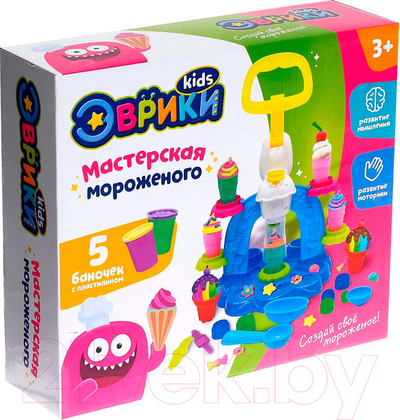 Изображение товара Набор для лепки Эврики Фабрика мороженого / 5168006