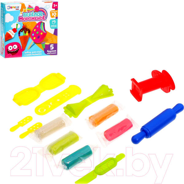 Изображение товара Набор для лепки Эврики Веселое мороженое / 3017109