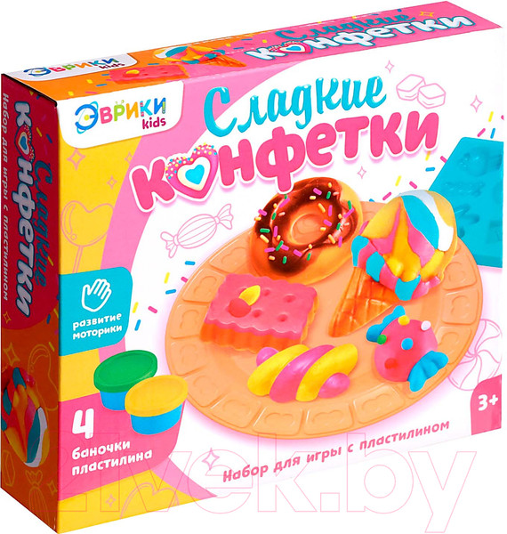 Изображение товара Набор для лепки Эврики Сладкие конфетки / 7009668