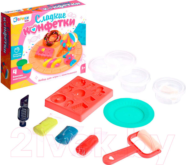 Изображение товара Набор для лепки Эврики Сладкие конфетки / 7009668