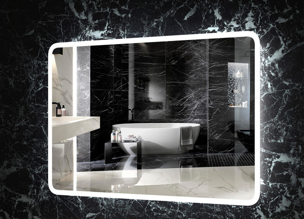 Изображение товара Зеркало Пекам Marta 60x50 / marta-60x50B (с подсветкой и бесконтактным сенсором)