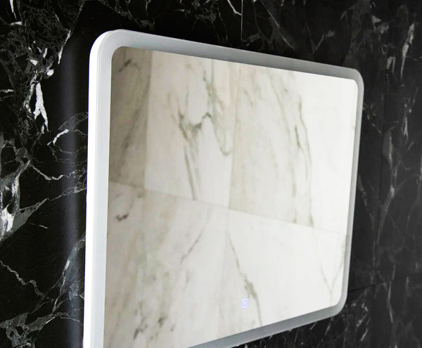 Изображение товара Зеркало Пекам Marta 60x50 / marta-60x50B (с подсветкой и бесконтактным сенсором)